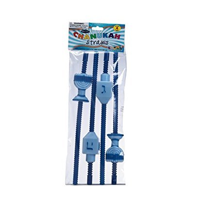 Rite-Lite Judaica TYN-2-CR Chanukah Straws miniatura 2