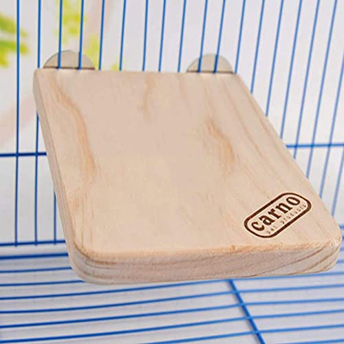 Image of Litewoo Bird Wood Perch Platform Stand Shelf for Parrot Budgie Parakeet, M