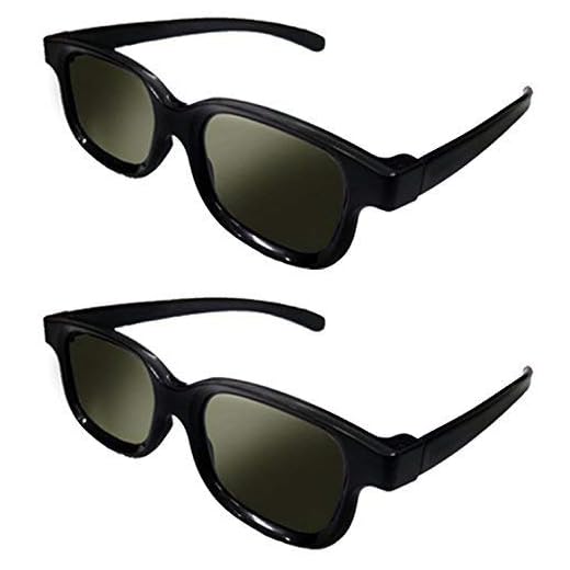 Lot of 2X RealD Technology 3D Polarized Glasses for TV/Movies/Cinema/HD