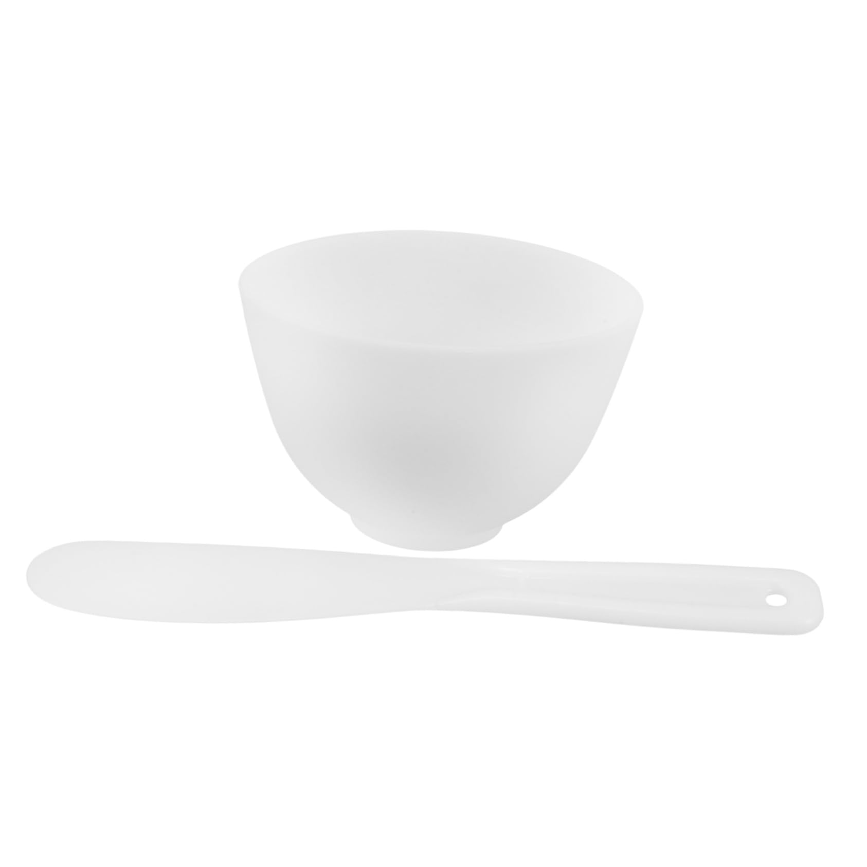 FOMIYES Diy Face Mask Mixing Bowl Set Silicone Bowl Stick for Skincare Mask Mixing Tool Kit Portable Reusable 2pc