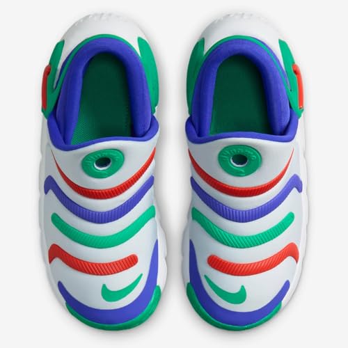 Nike Dynamo 2 EasyOn Little Kids' Shoes (FD0553-002, Football Grey/Picante RED-Persian Violet) Size 112