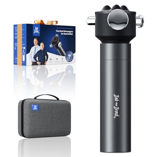 BOB AND BRAD VibeFlow Therapie Massagegerät, 7.000U/min Tiefengewebe-Vibrationsmassagegerät zur Schmerzlinderung, Elektrisches Handmassagegerät, für Ganzkörper, Geschenk für Männer & Daman BOB AND BRAD VibeFlow Therapie Massagegerät, 7.000U/min Tiefengewebe-Vibrationsmassagegerät zur Schmerzlinderung, Elektrisches Handmassagegerät, für Ganzkörper, Geschenk für Männer & Daman