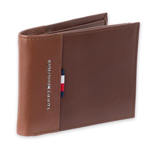 Tommy Hilfiger Men’s Leather Bifold Wallet-Multiple Card Slots, ID Window, Compact - Image 3