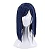 Produktbild Ani·Lnc Kurze Gerade Blau DarK Synthetische Cosplay Perücken Für Frauen