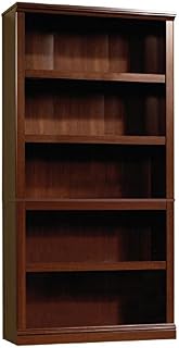 Sauder 5 Shelf Bookcase, Select Cherry finish