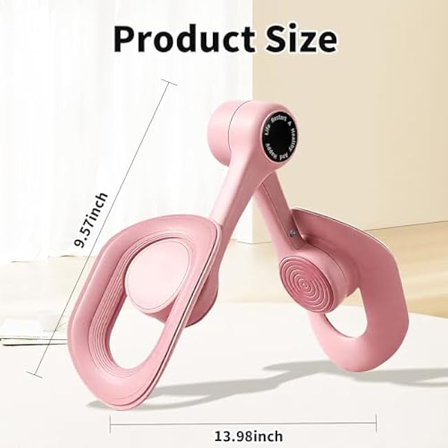 Thigh Master, Pelvic Floor Thigh Exercise Device for Women, Inner Thigh Master Trainer Thigh Strengthening Exerciser Home/Office Workouts