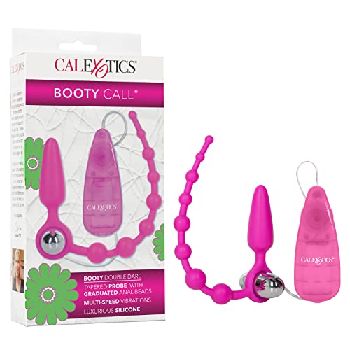 California Exotic Novelties Booty Call Booty Double Dare Vibrateur Rose