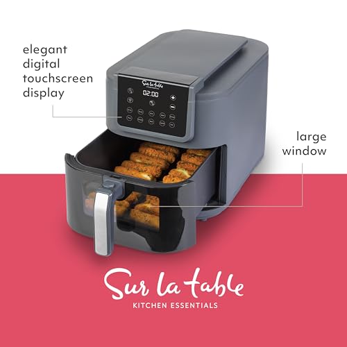 Cooking various dishes in SUR LA TABLE KITCHEN ESSENTIALS 5-in-1 Air Fryer