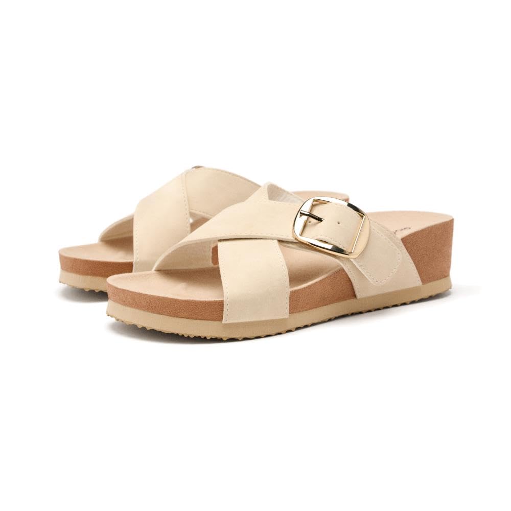 GIOSEPPO Winn, Flip Flops Women, ivory white, 7 UK