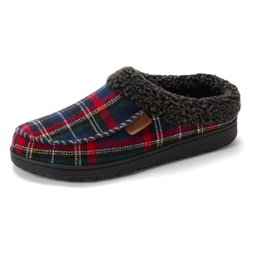 Image of Dearfoams Men's Brendan Indoor /Outdoor Breathable Memory Foam Clog House Shoe with Wide Widths Slipper