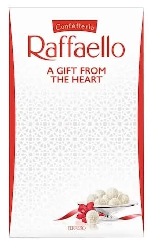 Raffaello Confectionery Gift Box, Premium Coconut Almond Chocolates, A Gift from the Heart 80g (Product Of Italy) From DECADENT FOODS-image-10