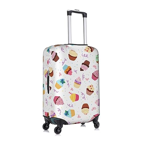 Delicious Cupcakes Print Luggage Cover Washable Suitcase Anti-Scratch Suitcase Cover Protective Cover Fits 18-32 Inch3