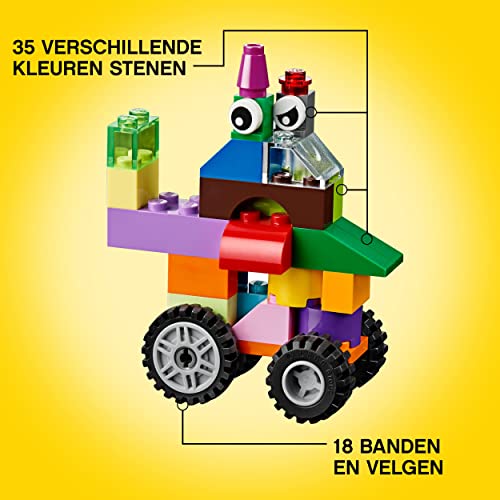 LEGO-10696-Classic-Creatieve-Medium-Opbergdoos-Creatief-Speelgoed-Cadeau-Idee-voor-4-Jarigen-met-Wielen-en-Ramen
