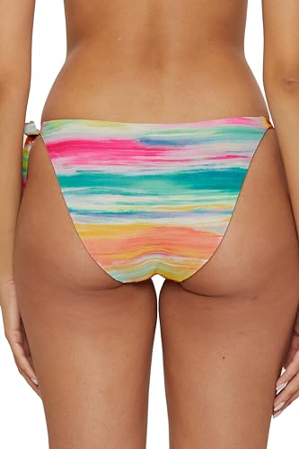 BECCA Verano Tie Side Bikini Bottom, Cheeky Coverage, Swimwear Separates for Women2