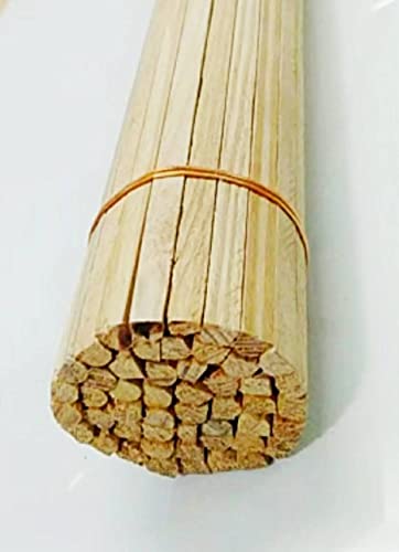 GREENARTZ® Wooden Support Sticks for Plants Creepers Climbers Stem Support Climbing Support for Home (2 Feet, 12)