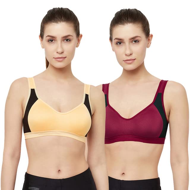 T.T. Women Cut N Sew Solid Sports Blouse Pack of 2