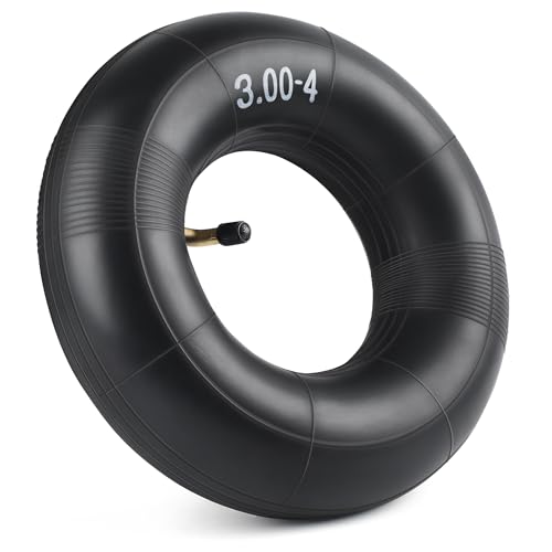 LotFancy 3.00-4 Inner Tube for Razor E300 E300S E325 (Version 1-40) Scooters, Pocket Rocket, Angled Valve, 10