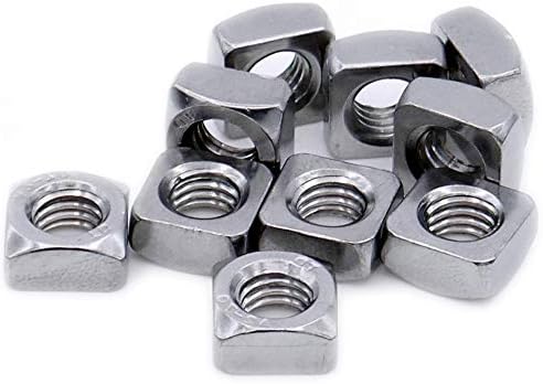 M5 (5mm) Square Nut - Stainless Steel (A2) (Pack of 20)