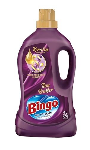 Bingo Keratin Tüm Renkler Svı Deterjan 4 L (67 yıkama)
