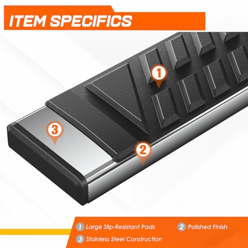 Estribos Running Boards PM PERFORMOTOR 6.5" para Sprinter miniatura 3