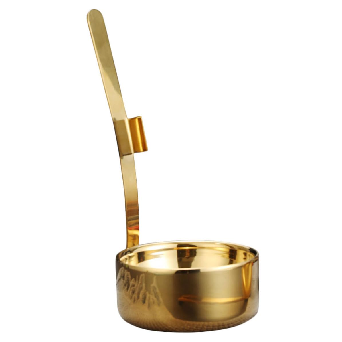 Soporte para Cucharón de Pie de Acero Inoxidable Dorado
