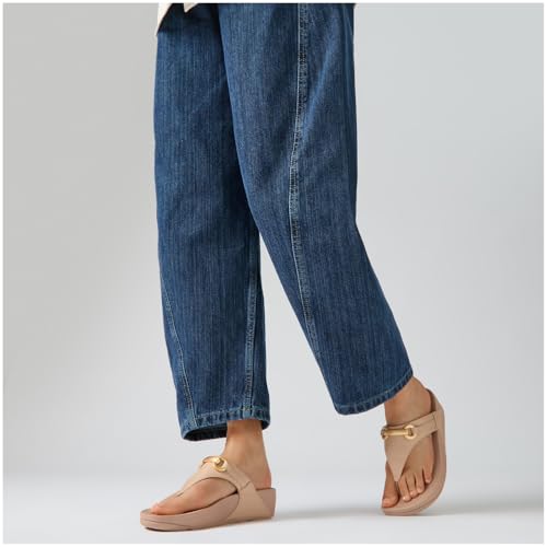 Image of FitFlop Lulu Chunky-Snaffle Leather Toe-Post Sandals