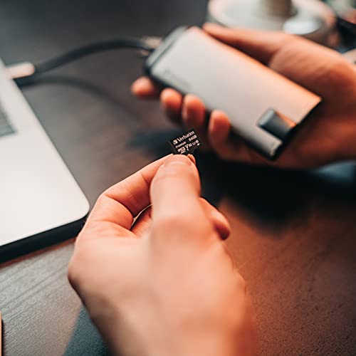 Verbatim Carte mémoire microSDHC Premium 32 Go Noire avec Adaptateur - pour Capture vidéo Full HD - résiste à l'eau & aux Chocs - Carte mémoire SD pour Appareil Photo Smartphone Tablette (Lot de 2)