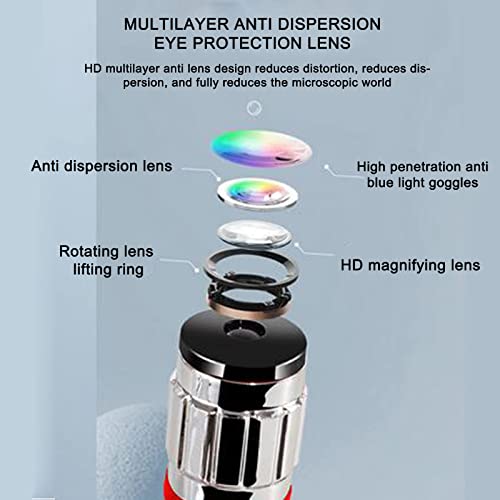 HeWenBing, Microscopio per bambini 100x 400x 1200x...