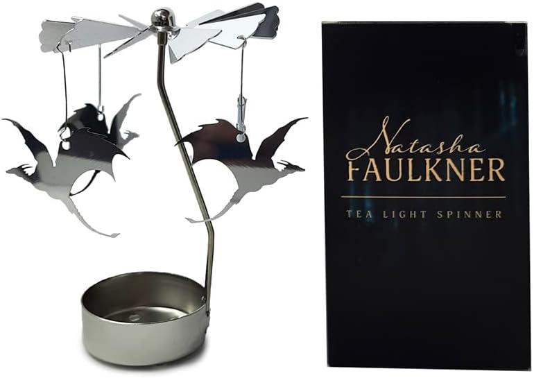 Portacandele Girevoli A Forma Di Drago Volante - Carosello Magico Per Soggiorno Con Tema Drago - Foto 5