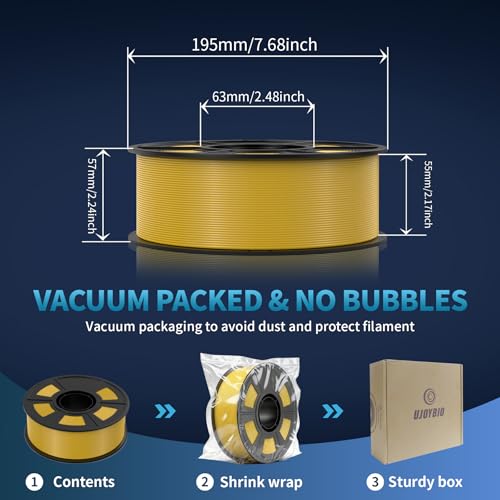 Image of 10kg Elite PLA+ 3D Printer Filament Bundle Multicolor, PLA Plus Filament 1.75mm, 1kg per Spool, 10 Pack (Black+Jade White+Cream White+Grey+Cobalt Blue+Green+Orange+Red+Yellow+Beige)