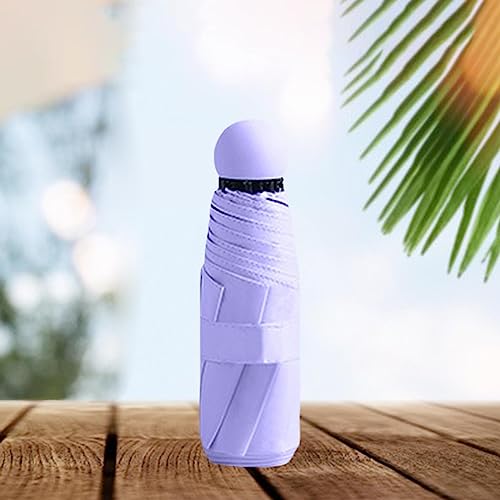 Paraguas de viaje compacto para acampadas y senderismo con protección solar 4
