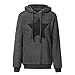 Produktbild Yesmile Damen Kapuzenpullover Herbst Winter Hoodie Flauschige Sweatshirt Oberteil Mode Langarmshirt Teddy-Fleece Mantel Tops Mit Kapuze