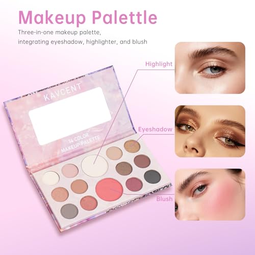 Makeup Kit for Teens Women full Kit Makeup Set for Teens girls Foundation Eyeshadow Palette Makeup Gift Set for Women Teenagers Christmas Makeup kits for Teen Girls - Image 4