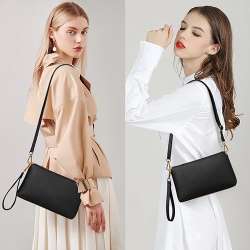 GAEKEAO Crossbody Bags for Women RFID Blocking Leather Cross Body Bag Purses Women's Crossbody Handbags with Wristlet Strap2