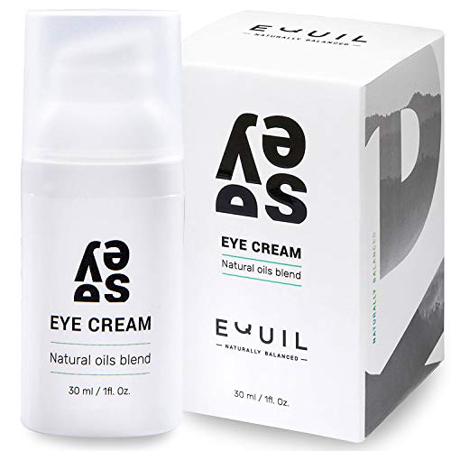 Natural Eye Cream by Equil Cosmetics - Anti Aging Eye Cream - Reduces Appearance Of Dark Circles and Crow's Feet - Enriched with Almond Oil - Jojoba Oil â€¢ Chamomile - Avocado Oil - Totally Vegan