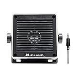 Midland – 21-404C Retro External Speaker – Compatible with CB and MicroMobile Radios – 6 Watts of Power with Swivel Base Bracket