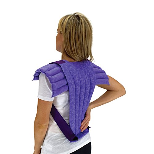 Nature Creation Set of 4 Microwave Heating Pads - Includes Microwavable Heating Pad for Neck & Shoulders, Heat Pack for Back & Spine, Lavender Eye Mask & Sinus Relief Mint Pack - 1 Set Purple Marble