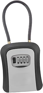 Ciieeo Keys Storage Tool Code Box Outdoor Keys Box Password Lock Box Keys Lock Box for House Security Combination Lockbox Key Hider