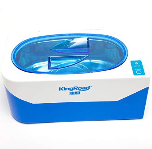 Preisvergleich Produktbild Ultraschall-Schmuckreiniger, 400ml Ultraschallbad-Maschine für Ohrring-Anhänger-Glas-Uhr-Rasiermess... bearbeitet Reinigungsmaschine