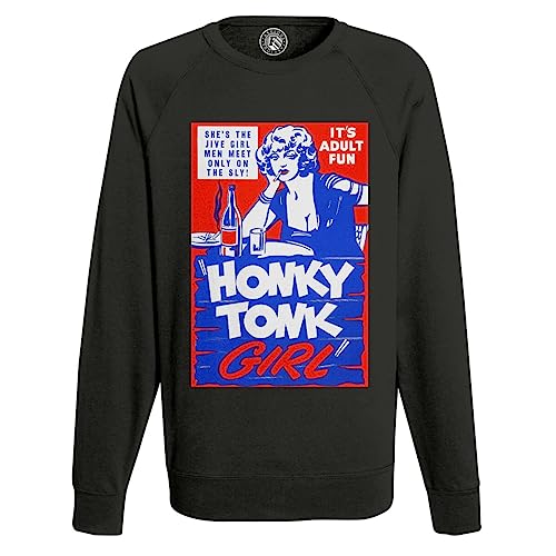 Sweat Honky Tonk Girl vintage retro idéal pour vos sorties décontractées