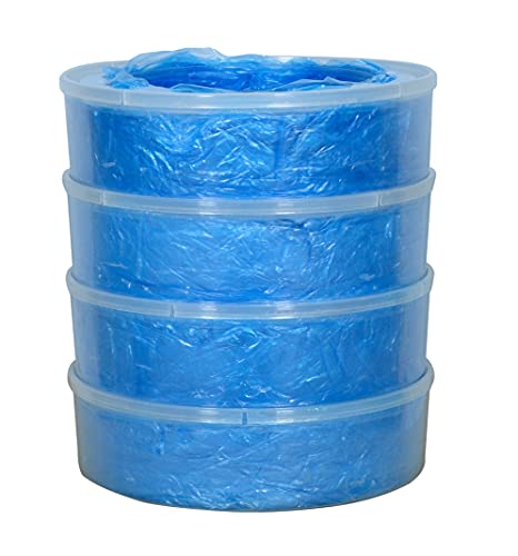 SSZZMM33 Diaper Pail Refills Compatible with Diaper Genie Diaper Pails, 100% Lock Odor, 1200Count(Pack of 4)
