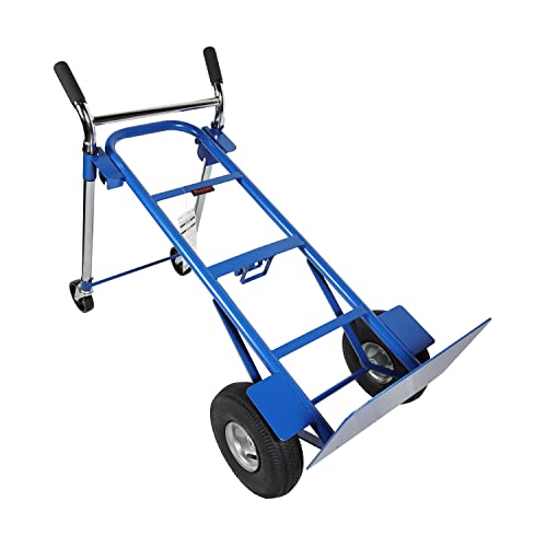 Image of Pro Lift Hand Trucks Foldable - Industrial Dolly Cart Horizontal Loop Handle with 700 Lbs and 900 Lbs Maximum Loading Capacity