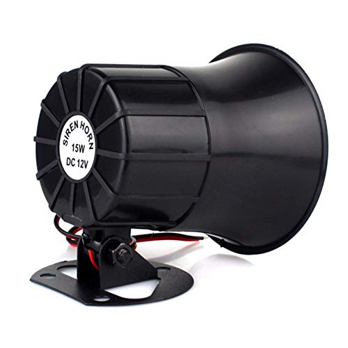 Wired Alarm Siren Horn 15W Dc 6 To 12V Security Siren With Bracket For Home Security Alarm System #TOP3