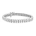 Madina Jewelry 10.15 ct Ladies Round Cut Diamond Tennis Bracelet in Channel Setting