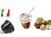 Cápsulas compatibles con Nescafè Dolce Gusto®, 32 Cápsulas Mezcla "Cappuccino alla Nocciola - Cappuccino Avellana"