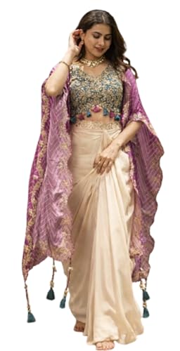 Lehenga Choli For Women Style Saree with Embroidery Sequins work ...