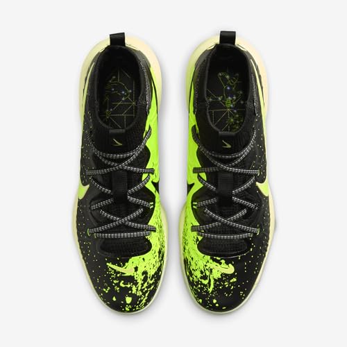 Nike Alpha Huarache NXT MCS crampons de baseball noir et volt