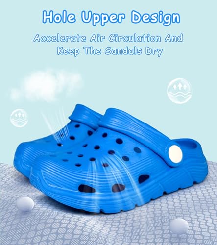 Image of Toddler Kids Garden Clog Slip On Slide Sandals Beach Water Shoes