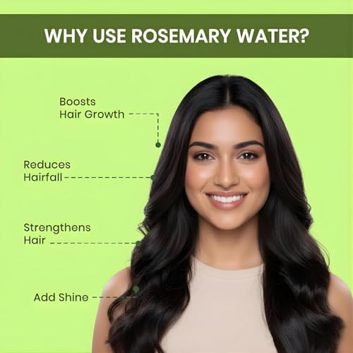 Image of Alps Goodness Rosemary Water Spray For Hair Growth (200 ml) | Hair Spray for Regrowth | Adds Shine | Reduces Hairfall |20% Minoxidil | With 5% Salicylic Acid Prevents Dandruff