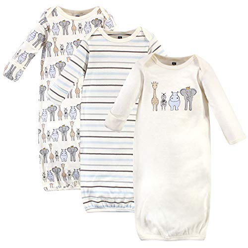 Image of Hudson Baby Baby Girls' Cotton Gowns